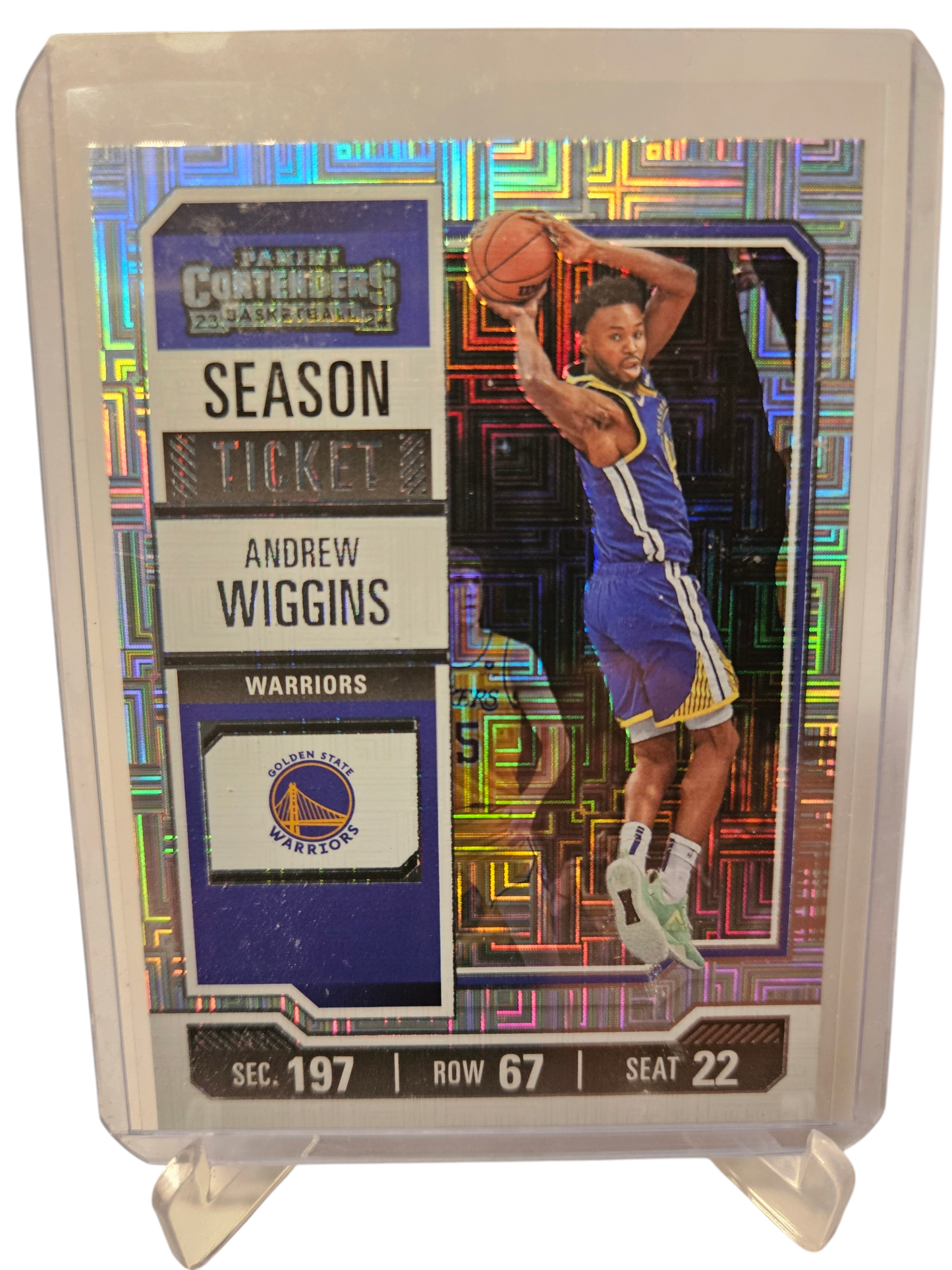 2023-24 Panini Contenders #65 Andrew Wiggins Season Ticket