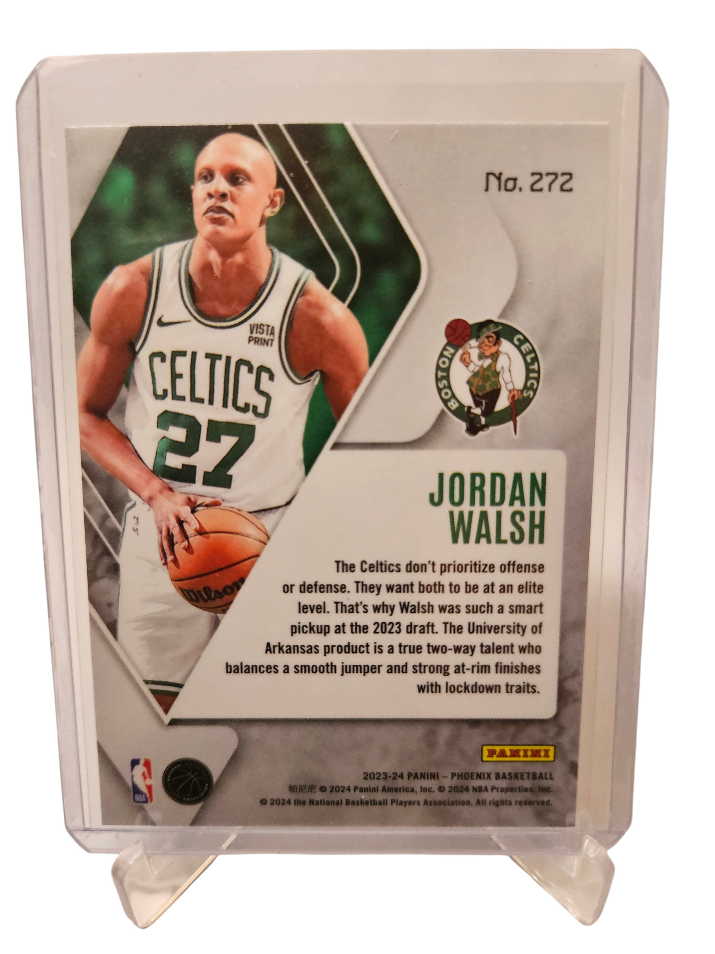 2023-24 Panini Phoenix #272 Jordan Walsh Rookie Card