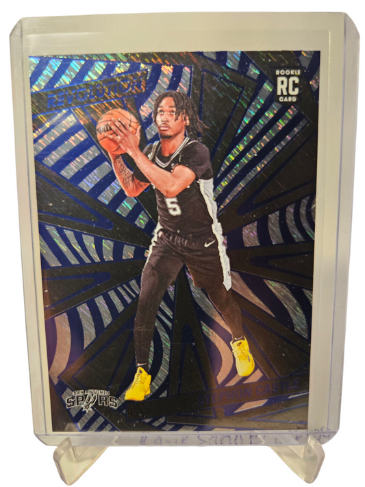 2024-25 Panini Revolution #116 Stephon Castle Rookie Card Storm