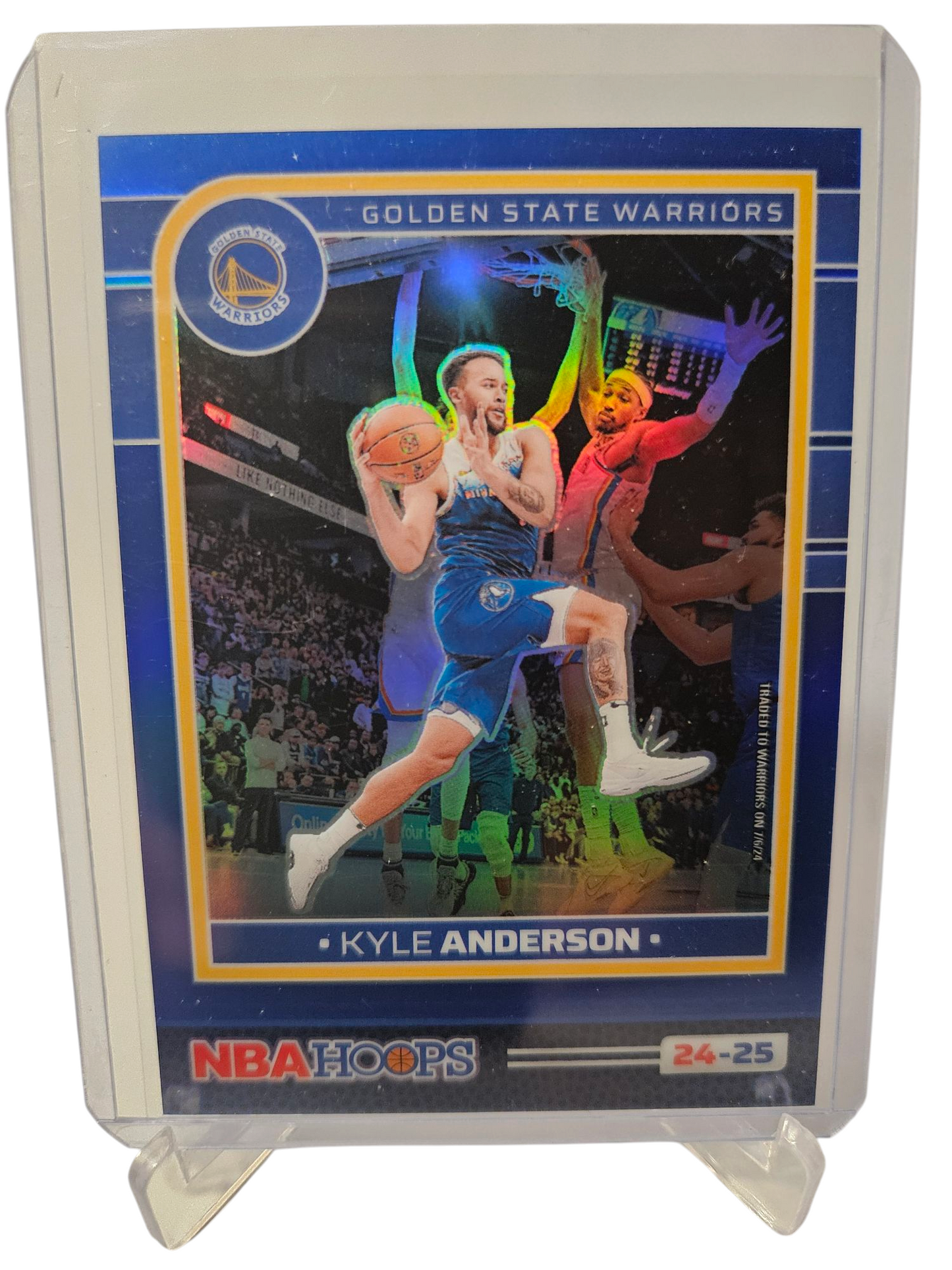 2024-25 Panini Hoops #25 Kyle Anderson Blue Holo 32/49