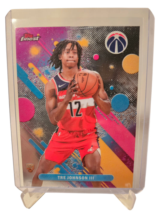 2025 Topps Finest #6 Trey Johnson III Rookie Card Common