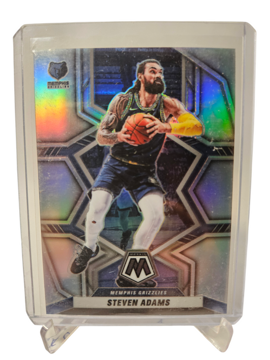 2021-22 Panini Mosaic #34 Steven Adams Silver Prizm