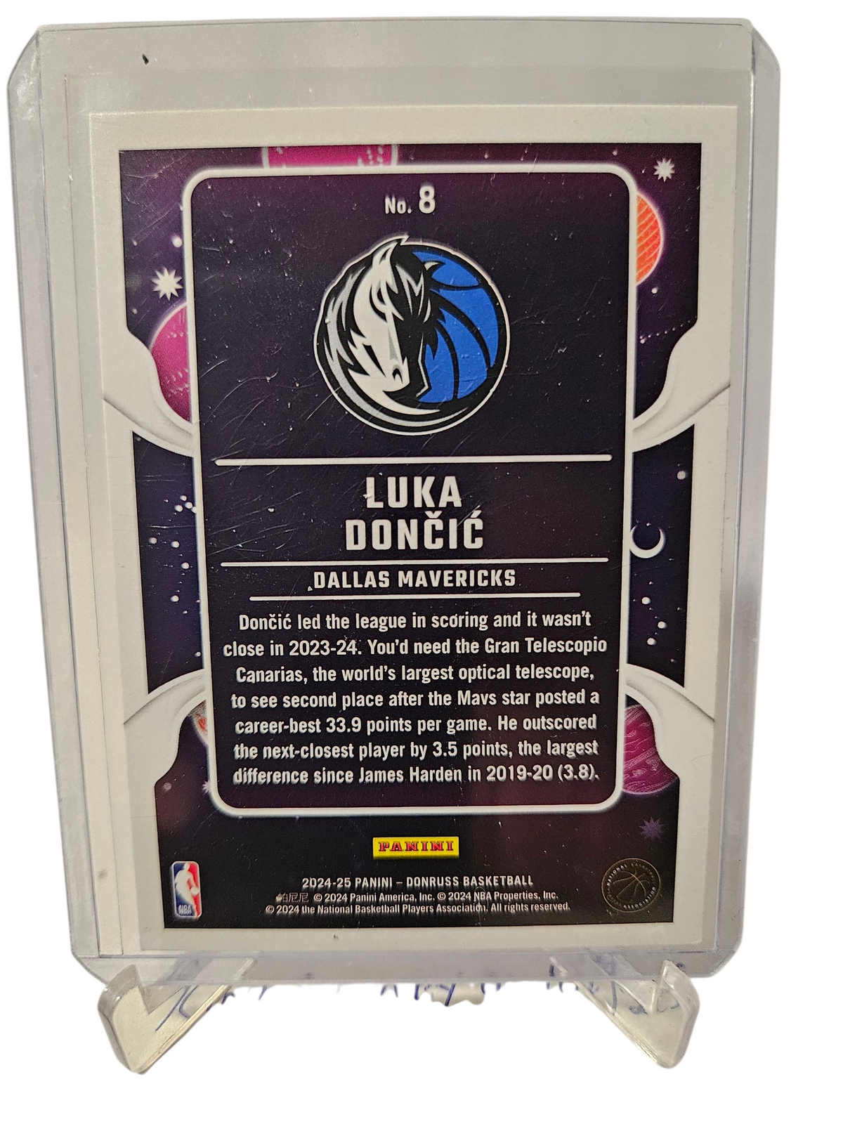 2024-25 Panini Donruss #8 Luka Doncic Zero Gravity