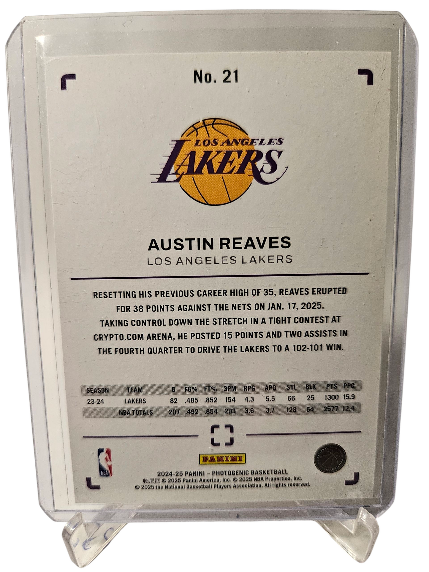 2024-25 Panini Photogenic #21 Austin Reeves