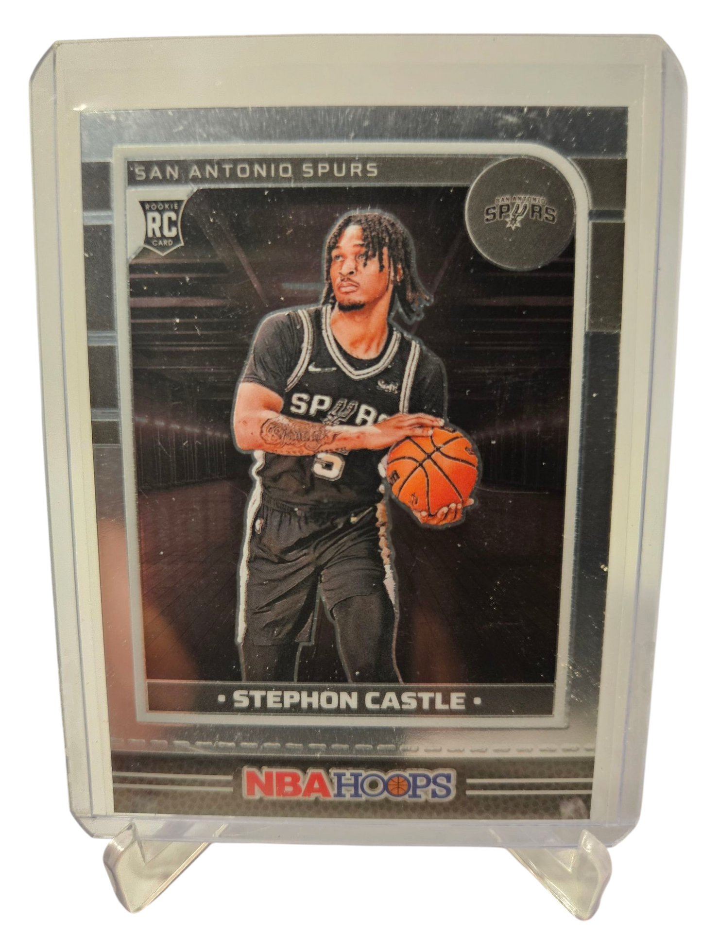 2024-25 Panini Hoops #234 Stephon Castle Rookie Card Hopps Premium
