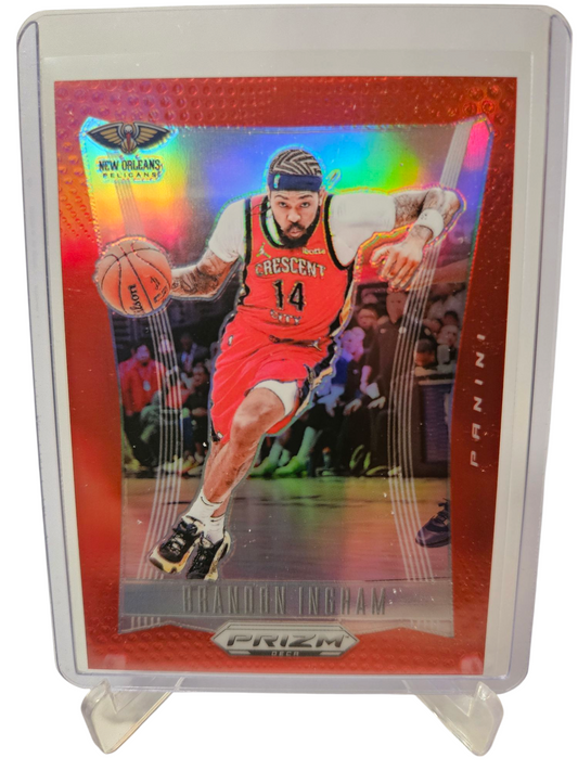 2023-24 Panini Prizm Deca #103 Brandon Ingram Red Prizm 125/199
