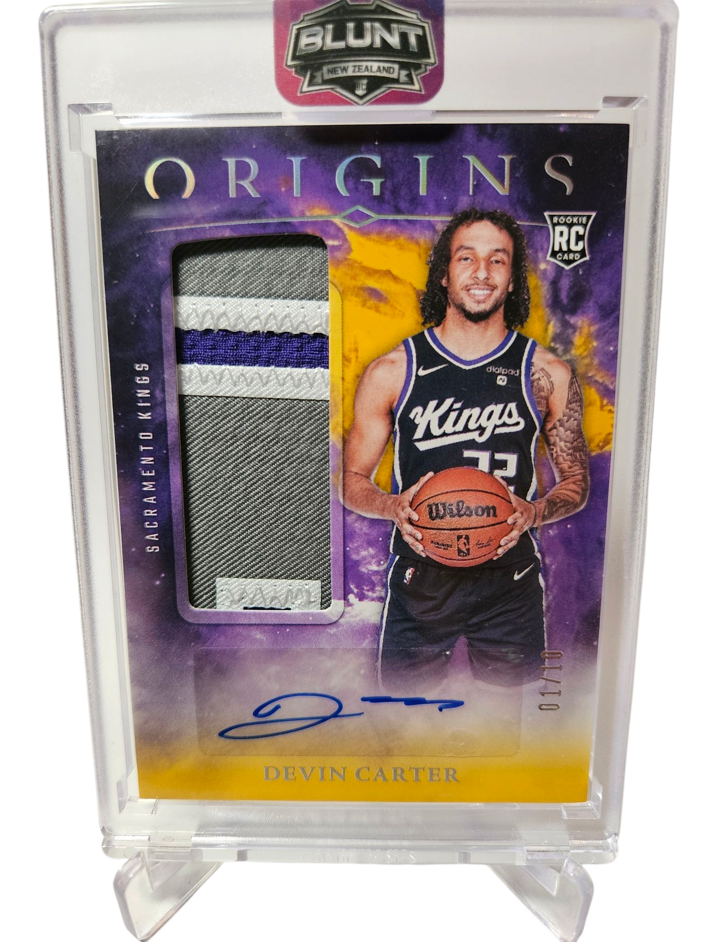 2024-25 Panini Origins #RJA-DVC Devin Carter RPA Gold 01/10