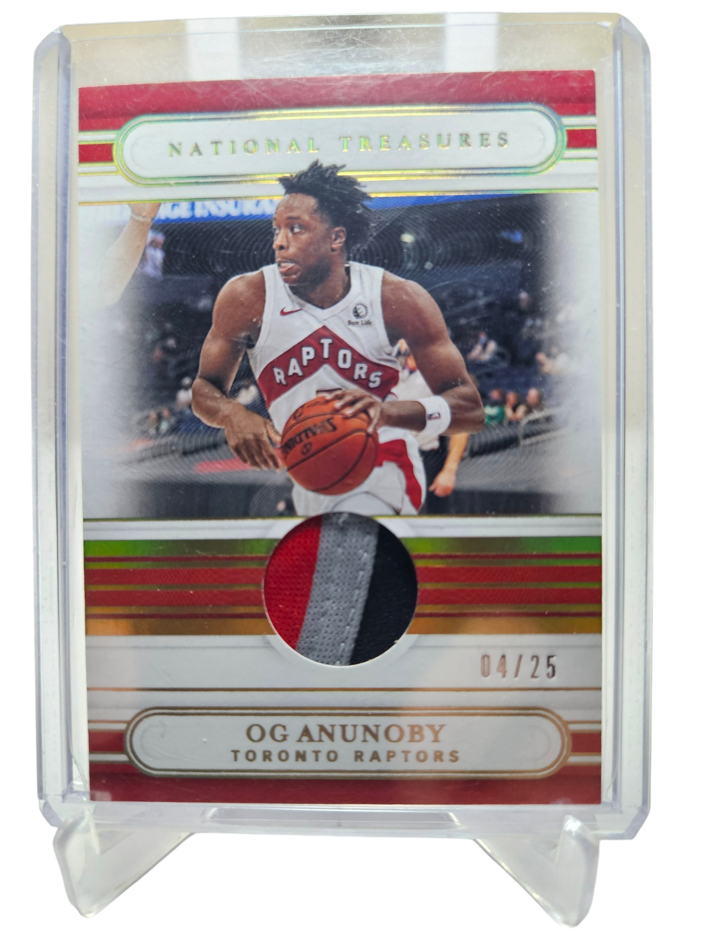 2020-21 Panini Immaculate #JT-OGA OG Anunoby Game Worn Patch 04/25