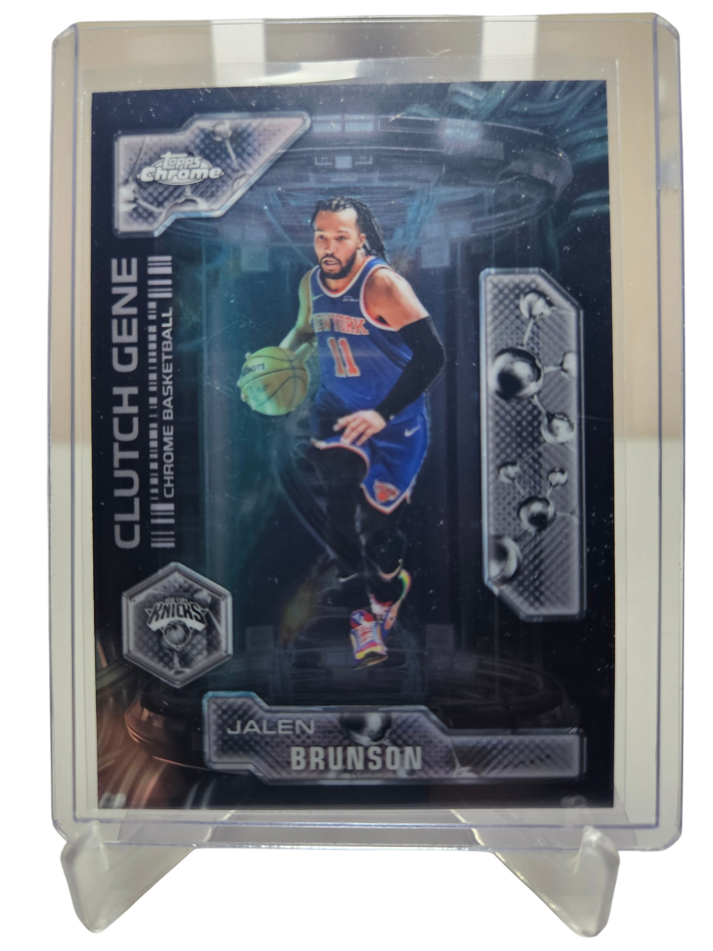 2025-26 Topps Chrome #GG-12 Jalen Brunson Clutch Gene