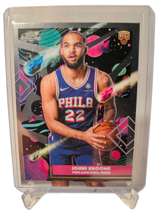 2025 Topps Chrome Cosmic #125 John Broome Rookie Card