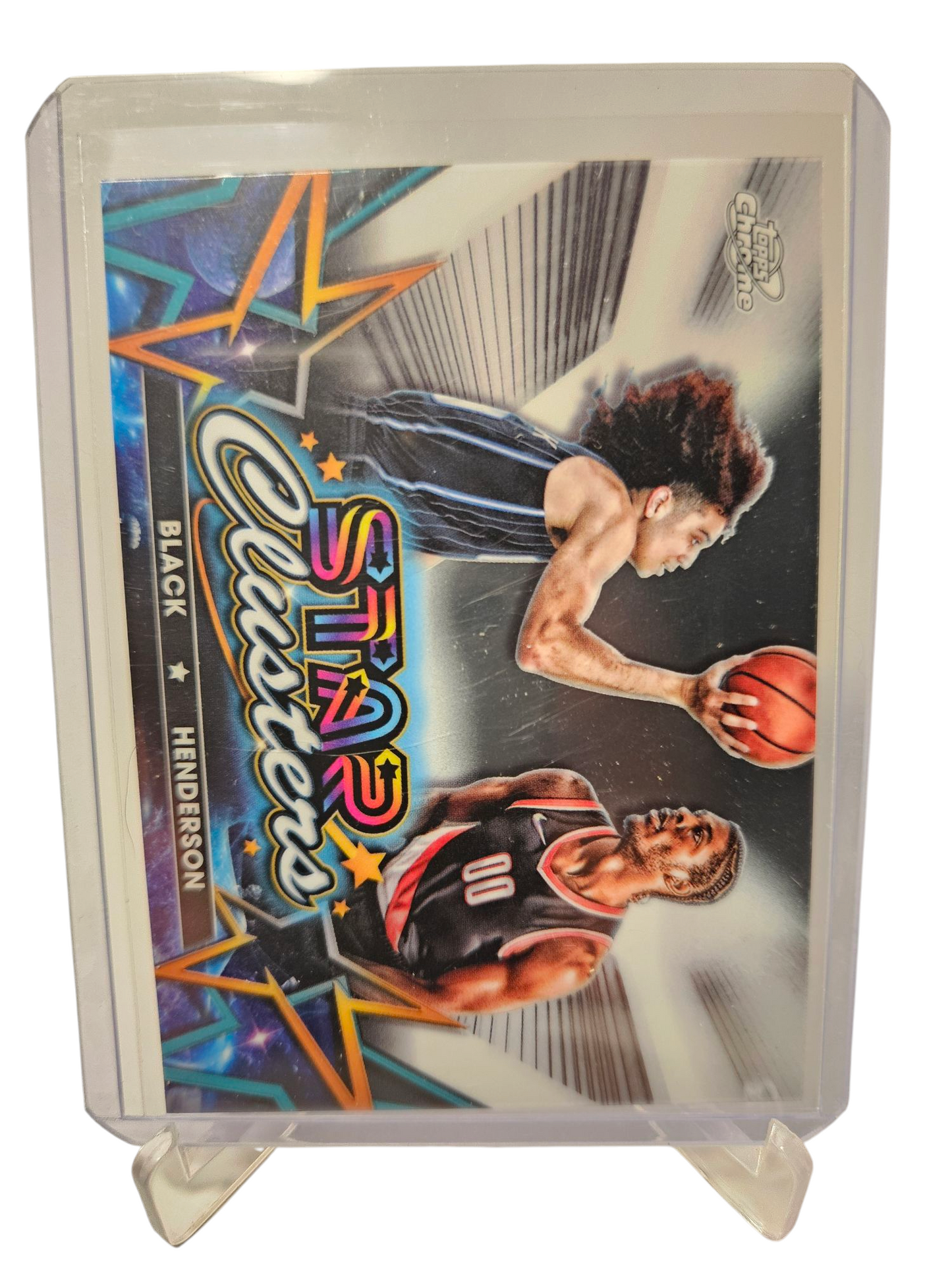 2023-24 Topps Chrome #SC-15 Scoot Henderson/Anthony Black Rookie Card Star Clusters