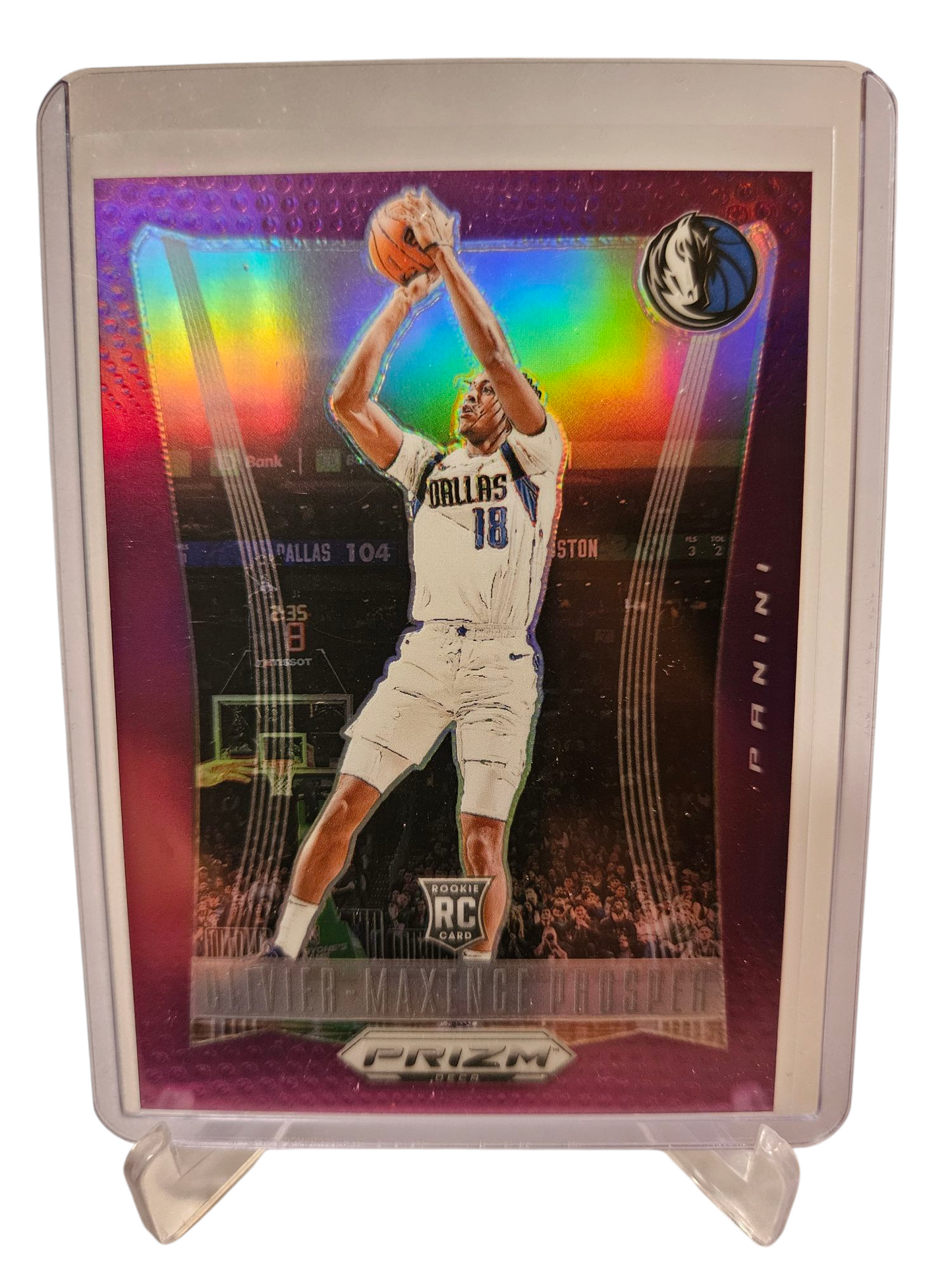 2023-24 Panini Prizm Deca #165 Oliver-Maxence Prosper Rookie Card Purple Prizm 95/99