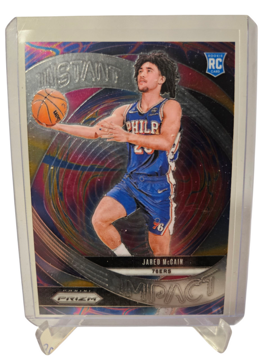 2024-25 Panini Prizm #10 Jared McCain Rookie Card Instant Impact